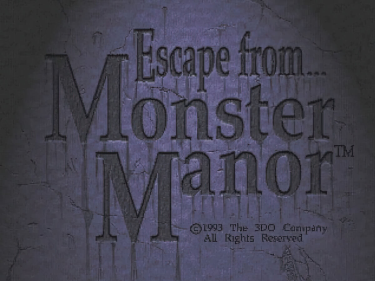 Escape from Monster Manor - геймплей игры Panasonic 3do